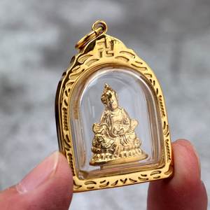 Themed Buddha Pendant 3D Religious Charm Unisex Necklace Fine Pendants - Product Image 2