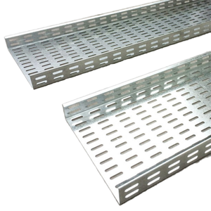 Cannelle de câblage perforée en acier galvanisé pour câblage industriel et distribution d'énergie, avec largeur, longueur et finition personnalisées - Product Image 1
