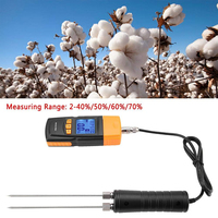 GM620 Alat Ukur Kelembapan Kayu Terbaru 2-70% Pengukur Kelembapan Digital Layar LCD Probe Pengukur Ganda Detektor