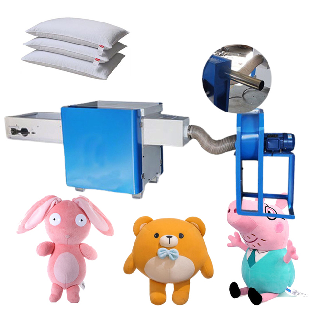 Highest Cost-effective Pillow Cotton Filling/cushion Fiber Filling Machine/teddy Bear Plush Soft Toy Stuffing Making Machine