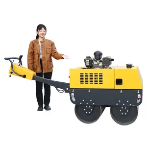Road Roller Diesel 1.5 Ton Vibratory Construction Machinery Engine Compactor Road Roller For Sale