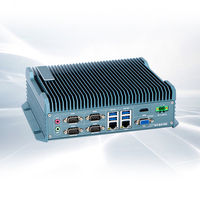 Mini PC industriel sans ventilateur, multi-ports série et multi-ports réseau, mini PC embarqué, équipement de contrôle industriel