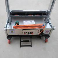 Máquina Automática para Revestir Paredes de Cemento TuoMei, Uso Interior/Exterior, Bomba Ajustable de Arriba a Abajo Incluida, 220/380V, Alto Momento de Carga, 6m