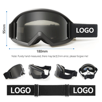 Lunettes de ski optiques Yijia Fabricant de lunettes de ski adultes certifiées CE Lunettes de neige plein cadre anti-buée avec logo personnalisé Snowboard