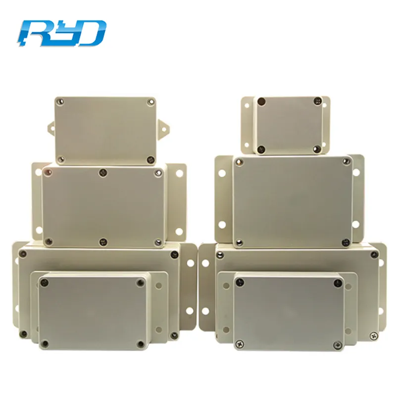 Electrical Waterproof Plastic Enclosure Monitoring Circuit Board Protect Case Drilling Holes Cable Junction Box Custom for Pcb