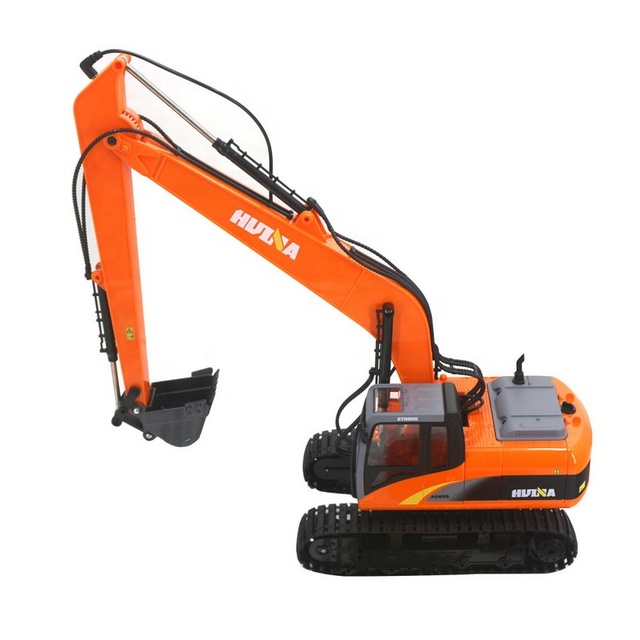 Hot Sale HUINA 1551 2.4G 15CH Mini RC Excavator Construction Engineering Vehicle Truck Toys
