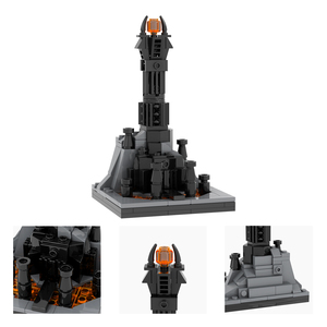 MOC1547 186 Piezas El Anillo <span class=keywords><strong>Barad</strong></span>-Dûr, Bloques de Construcción Creativos MOC, Colección de Películas, Juguetes de Construcción DIY para Niños - Product Image 6