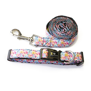 Personalizado de nylon impermeable arneses <span class=keywords><strong>flexi</strong></span> formación mano libre perro Correa y collar de perro con hebilla de metal - Product Image 5