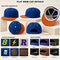 Casquettes Snapback ajustables à 6 panneaux avec logo brodé en 3D personnalisé, casquettes Gorras Outdoor Hip Pop Snap Back pour hommes