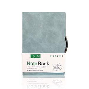 Carnet de notes personnalisé imprimé de haute qualité, couverture rigide, ligné, pour le bureau, en cuir PU, format A5, avec logo - Product Image 4