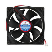 Ventilateur axial CC 12V 24V 48V 80x80x25 mm à haute performance pour le refroidissement