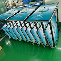 Pantalla Táctil LCD Digital Android 4K de 43, 49 y 55 Pulgadas, Montada en la Pared, para Publicidad en Centros Comerciales y Tiendas Minoristas