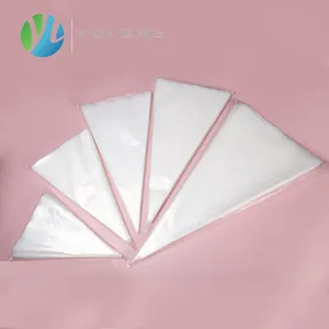 Wholesale Extra Thick Pastry Bags Large Disposable Icing Decorating Bags Cake Piping Bags Durable Brown Cake Tools Plastic Cake
