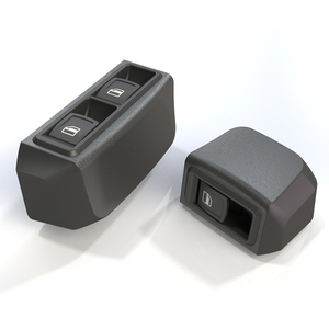 Kit de lève-vitre électrique universel à 2 portes avec lève-vitre à une touche - Product Image 2