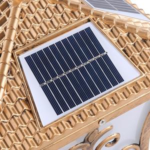 Capteur solaire extérieur étanche clôture de cour solaire Led Post porte principale pilier lumière pour jardin aluminium Luces Led 3.2V 80 - Product Image 6