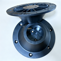 Accessoire intérieur de camping-car en aluminium personnalisé en usine, pied de table adapté à l'installation dans les camping-cars et les fourgonnettes de camping