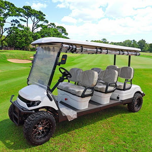 मिनी लक्जरी पुरानी इलेक्ट्रिक क्लासिक गोल्फ कार्ट 4 यात्री 6 सीट 8 सीट - Product Image 5