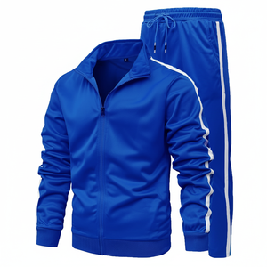 Nouvelle collection automne 2025 – Survêtement décontracté slim extensible de haute qualité pour homme avec logo personnalisable – Tenue de sport sur mesure - Product Image 1