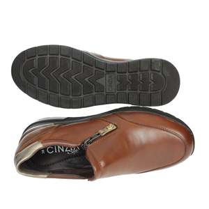 Chaussures Cinzia Soft Donna à enfiler en cuir véritable rembourrées Marrone Brown Talon 38 Chaussures Chunky - Product Image 6