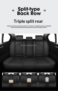Coprisedili in Pelle di Design Premium, Set Completo Universale per 5 Posti, Adatto per <span class=keywords><strong>Opel</strong></span> Astra <span class=keywords><strong>Corsa</strong></span> Mokka Grandland, con Cuciture a Diamante, Lavorazione Raffinata - Product Image 6
