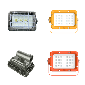 ไฟฟลัดไลท์ IP66 Atex 50W 60W 70W 80W Zone 1 Zone 2 AC220V ปรับแต่งได้ป้องกันการระเบิดไฟ LED สำหรับน้ำมันแก๊สทะเลพร้อมกรง - Product Image 3