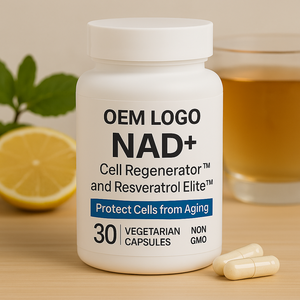 Suplemento de NAD de Marca Privada, Mezcla Sinérgica con Nicotinamida Ribósido, PQQ y Resveratrol, Cápsulas de Suplemento de NAD - Product Image 5