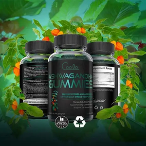 Gomitas Ashwagandha orgánicas OEM <span class=keywords><strong>para</strong></span> adultos, 60 Uds., aumento <span class=keywords><strong>de</strong></span> energía, mejora del sueño, alivio del estrés y del estado <span class=keywords><strong>de</strong></span> ánimo, suplementos herbales - Product Image 2