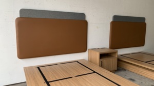 Nhà Máy Tùy Chỉnh Thiết Kế Mới Chất Lượng Tốt Phòng Ngủ Đặt Trong Độ Bóng Cao Hoàn Thành Nữ Hoàng Kích Thước Giường Gỗ - Product Image 5