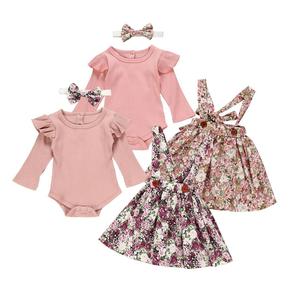 100% cotone stampa vestiti per neonate 0-2 anni può essere personalizzato set <span class=keywords><strong>di</strong></span> abbigliamento - Product Image 6