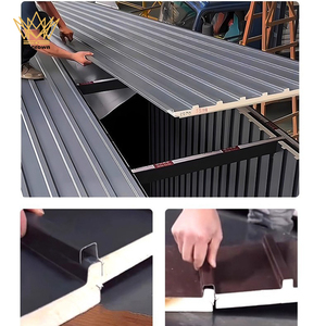 Paneles Sándwich Aislantes de Aluminio <span class=keywords><strong>para</strong></span> Techos y Canaletas de Lluvia, Diseño Moderno y Ecológico <span class=keywords><strong>para</strong></span> Cámaras Frigoríficas, Talleres y Edificios Exteriores - Product Image 2