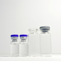 Flacon en verre stérile de 10 ml pour injection, flacon en verre vide scellé avec bouchon en aluminium pour l'emballage esthétique et pharmaceutique