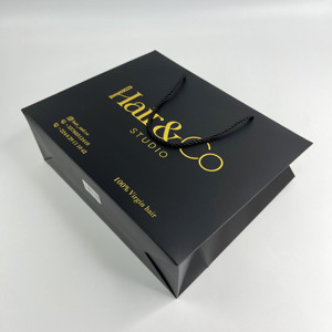 Bolsa de Compras Reutilizable Personalizada con su Propio Logotipo, Bolsa de Papel Impresa con Estampado en Caliente, Bolsa de Regalo, Bolsa de Mano para Compras - Product Image 3