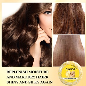 YURHERSU <span class=keywords><strong>Shampoo</strong></span> Solido allo Zenzero Anti-Crespo Nutriente per la Crescita dei Capelli e Prevenzione della Caduta, Detergente Profondo - Product Image 4
