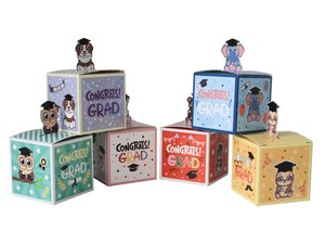 Creative carré animal <span class=keywords><strong>baccalauréat</strong></span> boîte à bonbons boîte <span class=keywords><strong>cadeau</strong></span> de fête de remise des diplômes - Product Image 5