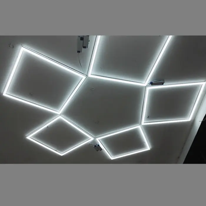 LEDアルミプロファイルフレーム天井パネル2x2ft固定具天井2x2LEDパネルライトLEDダウン