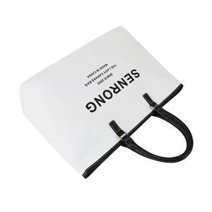 Bolsa de Lona Nueva, Bolsas Personalizadas, Bolsos de Hombro para Mujer, Bolsa de Mano con Cremallera para Viaje, Extra Grande, Reutilizable, para la Playa - Product Image 4