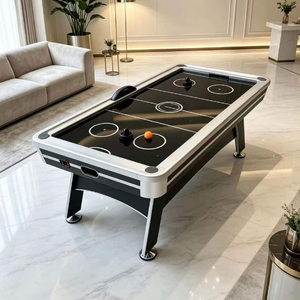 Prix de gros usine Table de jeu Air Hockey 7 pieds (84 pouces) avec bande LED, pucks et marteaux offerts, électronique A015 A015 - Product Image 4