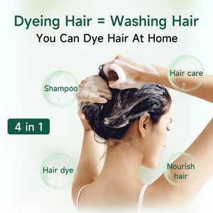 Tinta per Capelli 4 in 1 all'Ingrosso con Etichetta Privata, Crema Colorante Naturale a Base di Piante, Colorazione Rapida, Marrone, <span class=keywords><strong>Senza</strong></span> Perossido e <span class=keywords><strong>Ammoniaca</strong></span>, per Uso Domestico - Product Image 4