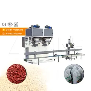 LANE Automatic 10kg - 50kg biological bacterial granular biogas disestate organic NPK fertilizer pellets packing machine