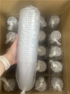 Gobelet en plastique PP rigide personnalisé avec logo, 90 mm, pour thé au lait à bulles Boba, jetable, capacité 500 ml 700 ml, pour sodas – Vente en gros - Product Image 5