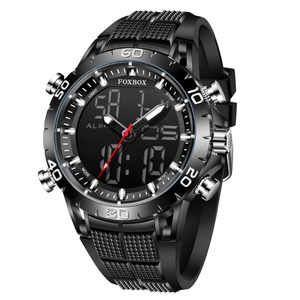 Nuevo Reloj Foxbox Fb0006 para Hombre, Doble Pantalla, Deportivo, Resistente al Agua 30m, Reloj de Pulsera Digital de Cuarzo para Hombre - Product Image 1