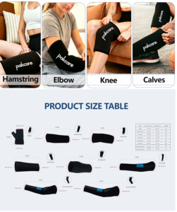Envoltura <span class=keywords><strong>de</strong></span> gel para pierna completa con cobertura 360° para recuperación muscular, compresa fría y terapia <span class=keywords><strong>de</strong></span> frío y calor, tamaño personalizable, certificado CE - Product Image 3