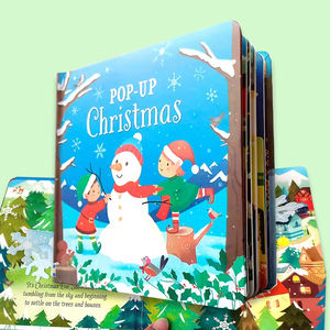 Noël coloré 3d <span class=keywords><strong>Pop</strong></span> <span class=keywords><strong>Up</strong></span> <span class=keywords><strong>livre</strong></span> d'histoire intéressant impression de <span class=keywords><strong>livre</strong></span> personnalisée - Product Image 6