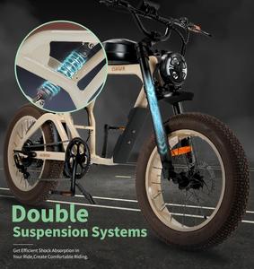 Nuevo estilo Cougar bicicleta eléctrica <span class=keywords><strong>Motor</strong></span> sin escobillas 60V 20ah batería de litio montaña neumático gordo bicicleta eléctrica Dirt E Bike - Product Image 2