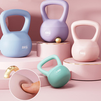 Kettlebell de yoga souple de haute qualité en sable de fer pour usage domestique, vente en gros, entraînement de force, exercices pour les bras, squats, logo personnalisé