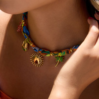 Collier élégant minimaliste en perles et coquillages, en acier inoxydable 316L, étanche et anti-ternissement, tendance, lot de plusieurs ornements pour le cou
