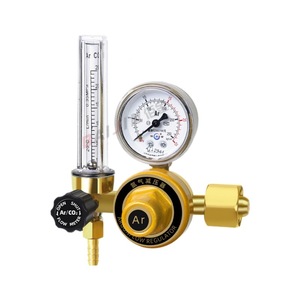 Pure Copper Gas Regulator 25 Bar Argon Pressure Reducing Valve With Safety Protection For Welding - Product Image 2