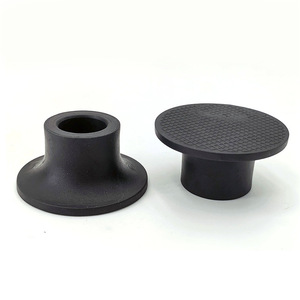 Patins de protection en caoutchouc noir Shih Hung Plastics pour pieds de meubles et supports d'étagères de rangement de placard - Product Image 3