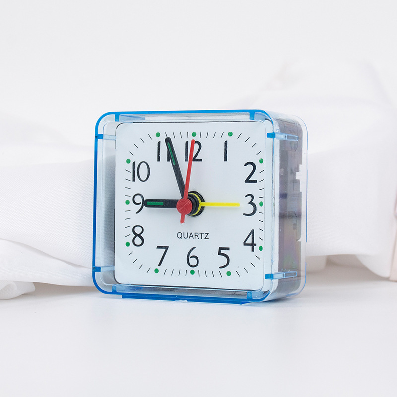 นาฬิกาทรงสี่เหลี่ยม 182 สีฟ้า