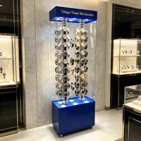 Présentoirs rotatifs en acrylique pour lunettes - Vitrines et présentoirs rotatifs pour montres